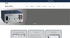 Desktop Screenshot of batterymetric.com