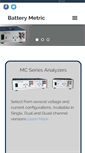 Mobile Screenshot of batterymetric.com