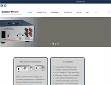 Tablet Screenshot of batterymetric.com